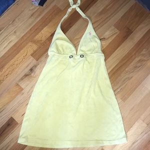 Ralph Lauren Yellow Terry Cloth Beach Coverup